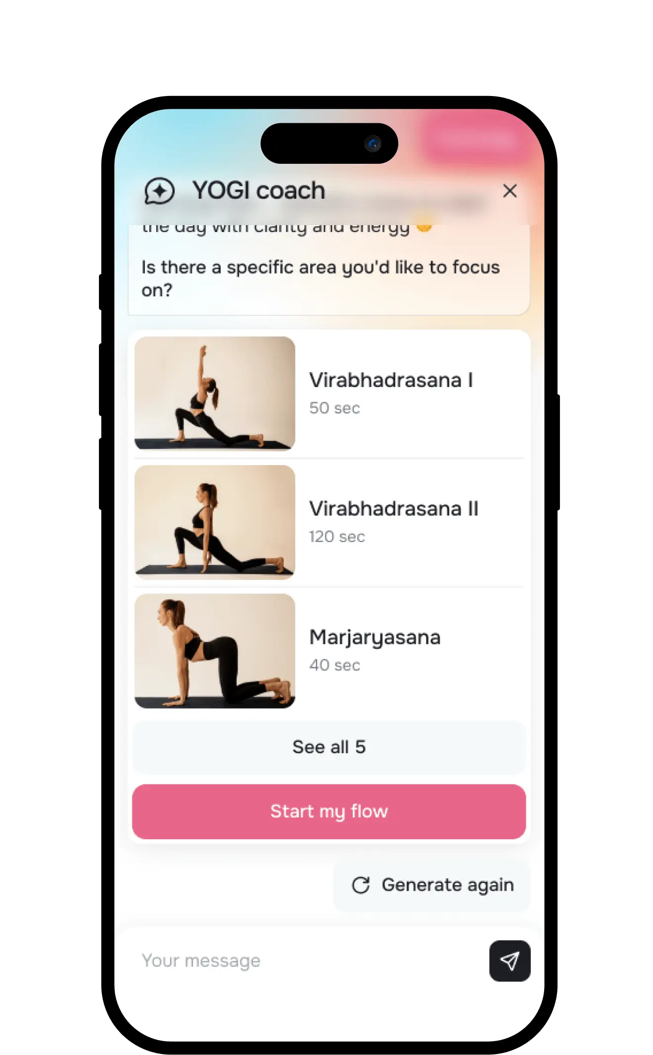 Yogi AI assistant